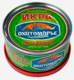 Икра красная отборная Горбуша Охотоморье премиум ГОСТ ж/б 130г