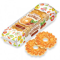 Печенье кольцо с орехом 225 г
