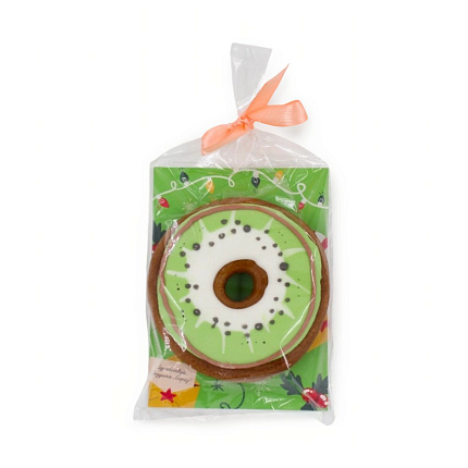 Глазированный пряник Пончик‑киви 70 г
