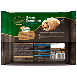 Дамплинги королевские из свинины с креветками и морскими водорослями "Bibigo" 350 г