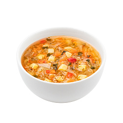 Щи из свежей капусты с курицей 250 г