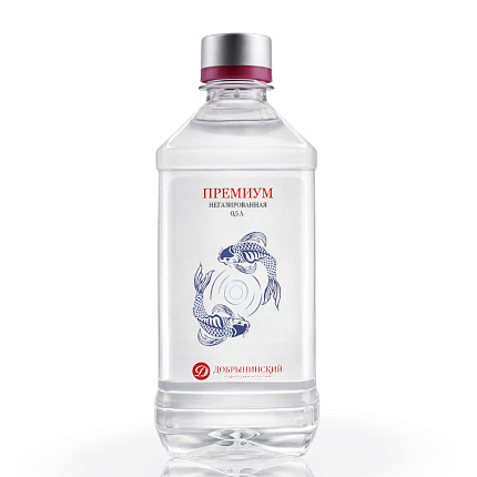 Вода негазированная "Добрыниский" минеральная 0,5 л 