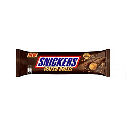 Вафельные трубочки Snickers Wafer Rolls 24 г