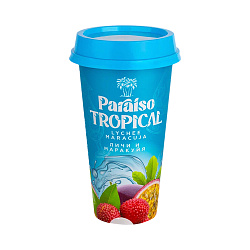 Напиток фруктовый чай вкус личи и маракуйи Paraiso TROPICAL 480 мл