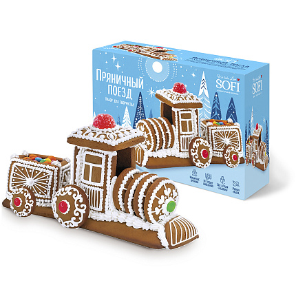 Набор для творчества Пряничный поезд 900 г