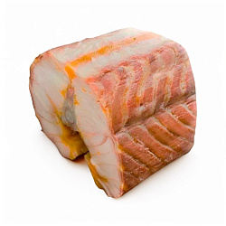 Осетр горячего копчения без кожи кусок вес