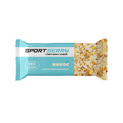 Батончик злаковый Кокосовый Sportberry 35 г