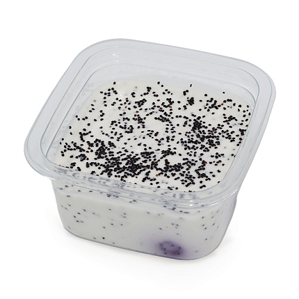 Десерт панакота с голубикой и маком 140г БЗМЖ