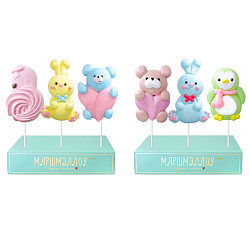 Маршмэллоу на палочке Веселые герои 1 шт., 20 г