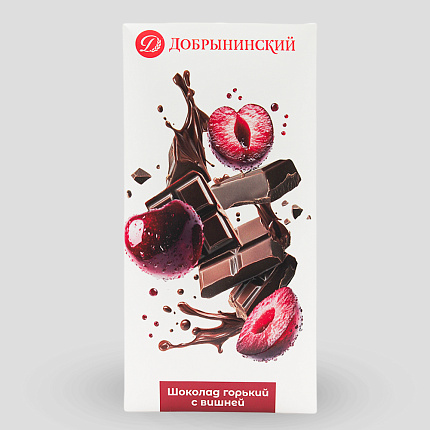 Шоколад горький с вишней 65 гр