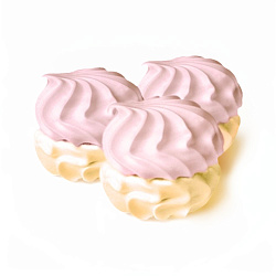 Зефир со вкусом банана и клубники