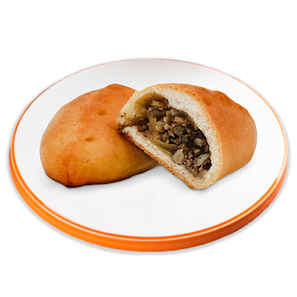 Пирожок с мясом (говядина) и рисом 80 г