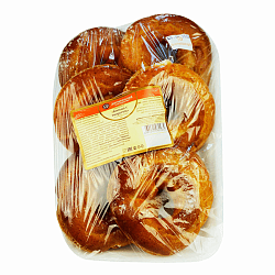 Пирожное Кольца с творогом в сахарной пудре