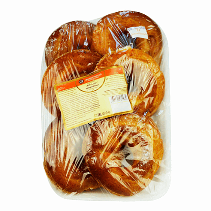 Пирожное Кольца с творогом в сахарной пудре