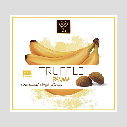 Трюфели в банановой обсыпке Libertad 120 г