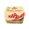 Десерт Панна-Котта с клюквенным соусом 120 г