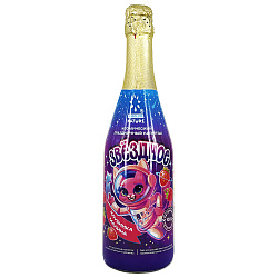 Безалкогольный напиток "Звёздное" клубника и малина, 0,75 л