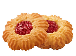 Печенье сдобное песочное "Олапетит" с вишневым джемом 250 г