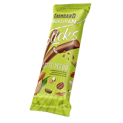 Палочки марципановые с кофе Latte-Pecan 50 г