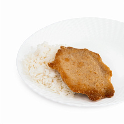 Шницель из свинины с рисом 250г