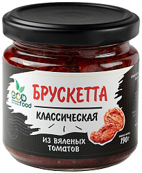 Брускетта из вяленых томатов классическая
