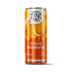 Напиток Crazy Mandarine Lemonardo безалкогольный газированный 330 мл
