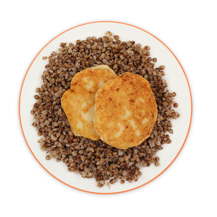 Оладьи куриные с гречкой 250г