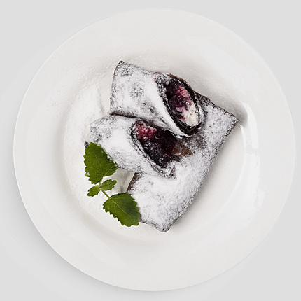 Блинчики шоколадные Крем-чиз с вишней 175 г