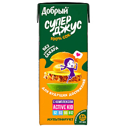 Сок Мультифрукт Добрый 0,2 л