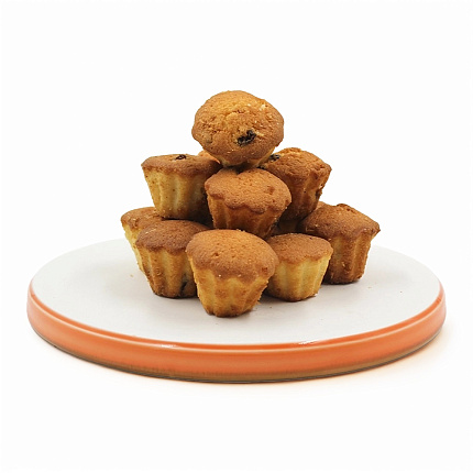 Мини кексы творожные с изюмом 150 г