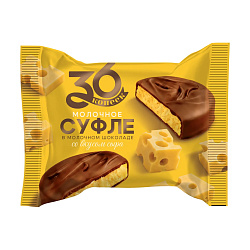 Суфле молочное со вкусом сыра в молочном шоколаде 30 г