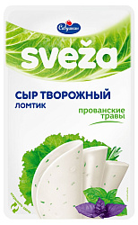 Сыр творожный SVEZA Белый ломтик прованские травы 60%