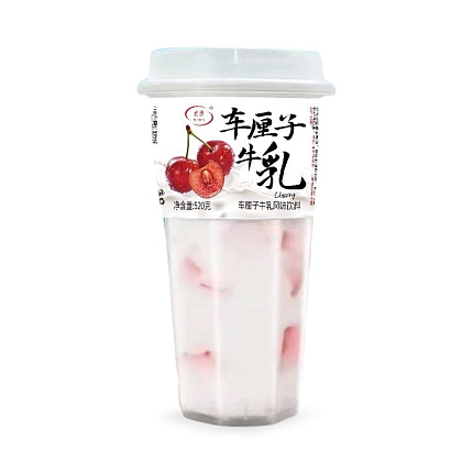 Напиток молочный "Zhenchun" со вкусом вишни 520 мл 