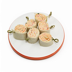 Рулетики с крабовой начинкой 180 г