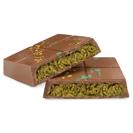 Шоколад молочный Dubai Pistachio Chokodelika фисташка 180 г