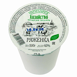 Ряженка 4% 500 г