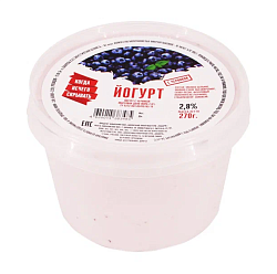 Йогурт с черникой 270 г