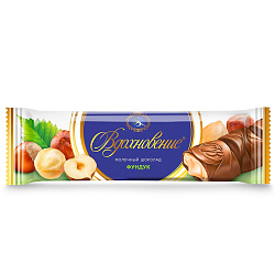 Шоколад Вдохновение с молочной начинкой и фундуком 40 г