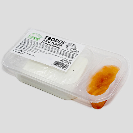 Творог пластовой 5% с наполнителем абрикос 190 г