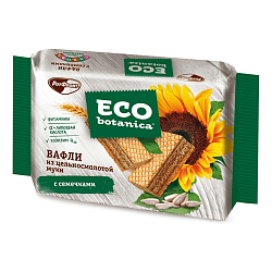Вафли Eco Botanica из цельносмолотой муки с семечками