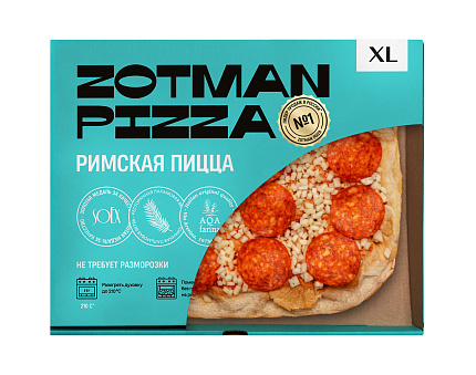 Пицца Пепперони Zotman ICE 400 г
