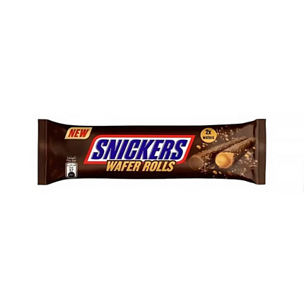 Вафельные трубочки Snickers Wafer Rolls 24 г