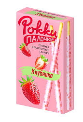 Cоломка в белой шоколадной глазури клубника 40 г