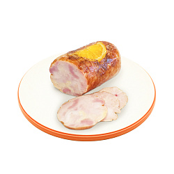 Рулет из мяса птицы Куропатка с апельсинами