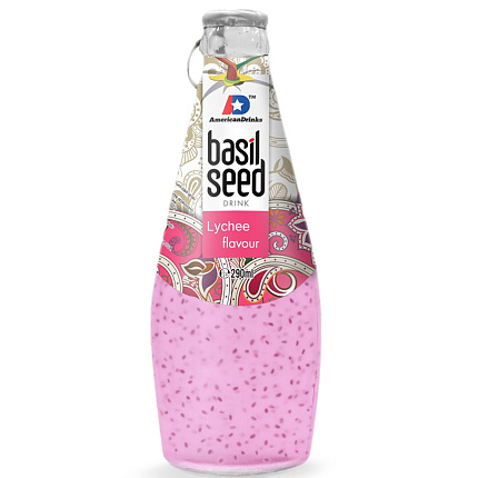 Напиток Basil Seed Drink Lychee Фантастический личи 290 мл