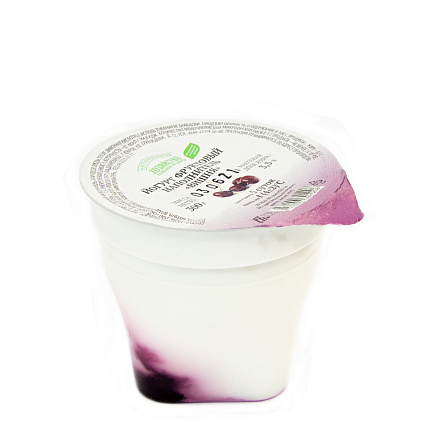 Йогурт фруктовый с наполнителем Вишня 3,5% БЗМЖ