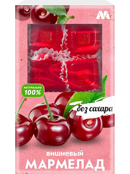 Мармелад без сахара со вкусом вишни