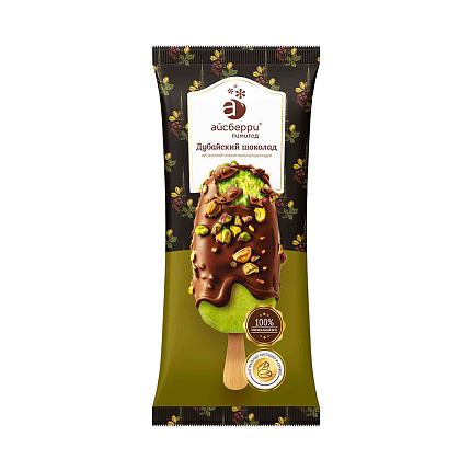 Мороженое Айсберри эскимо сливочное с фисташкой и кунжутом 80 г