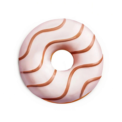 Донат глазированный Карамель с начинкой со вкусом карамели