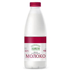 Молоко пастеризованное ЦЕЛЬНОЕ 3,4%-4,2% 